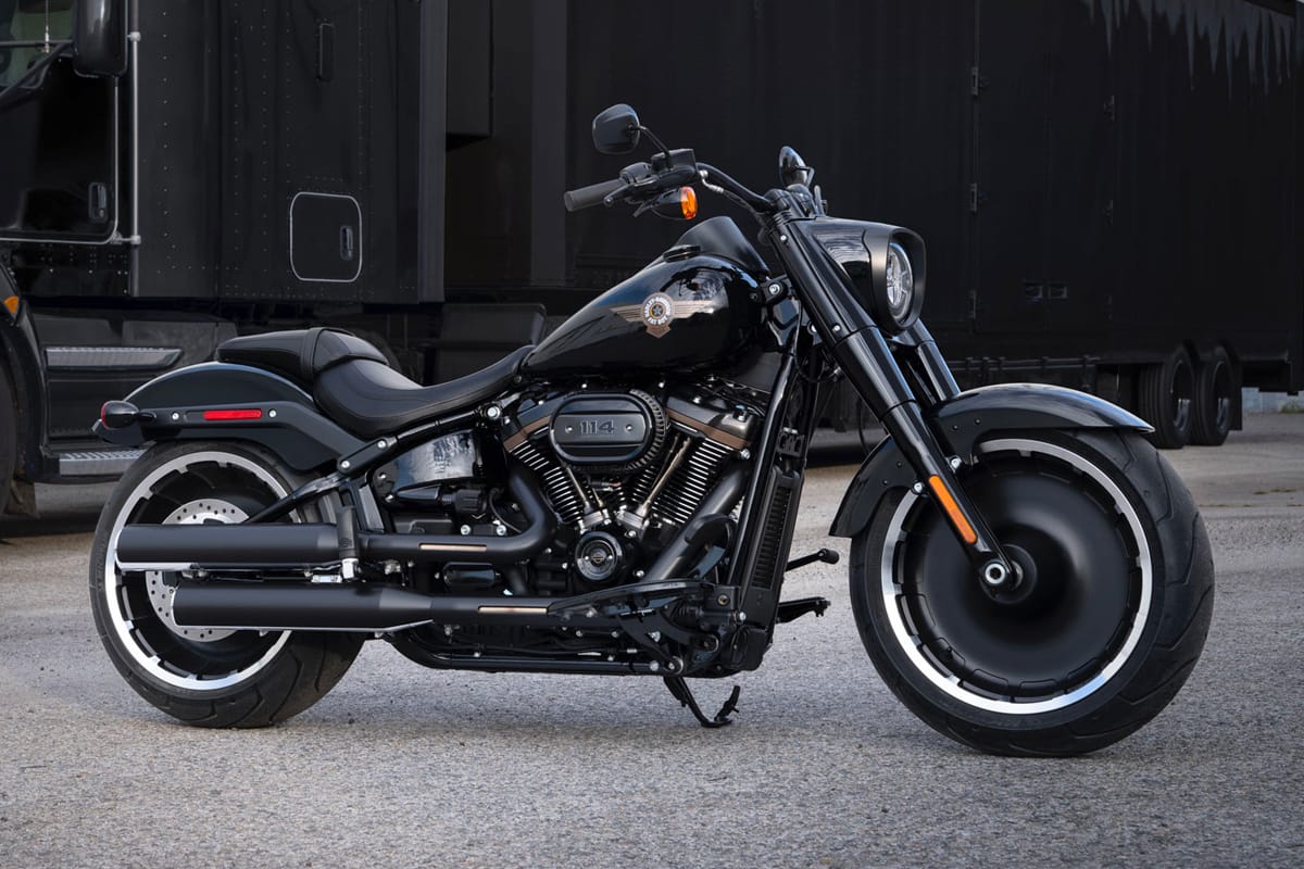 Harley Davidson Fat Boy is customized by Box39 garage  Agglomerate Digital